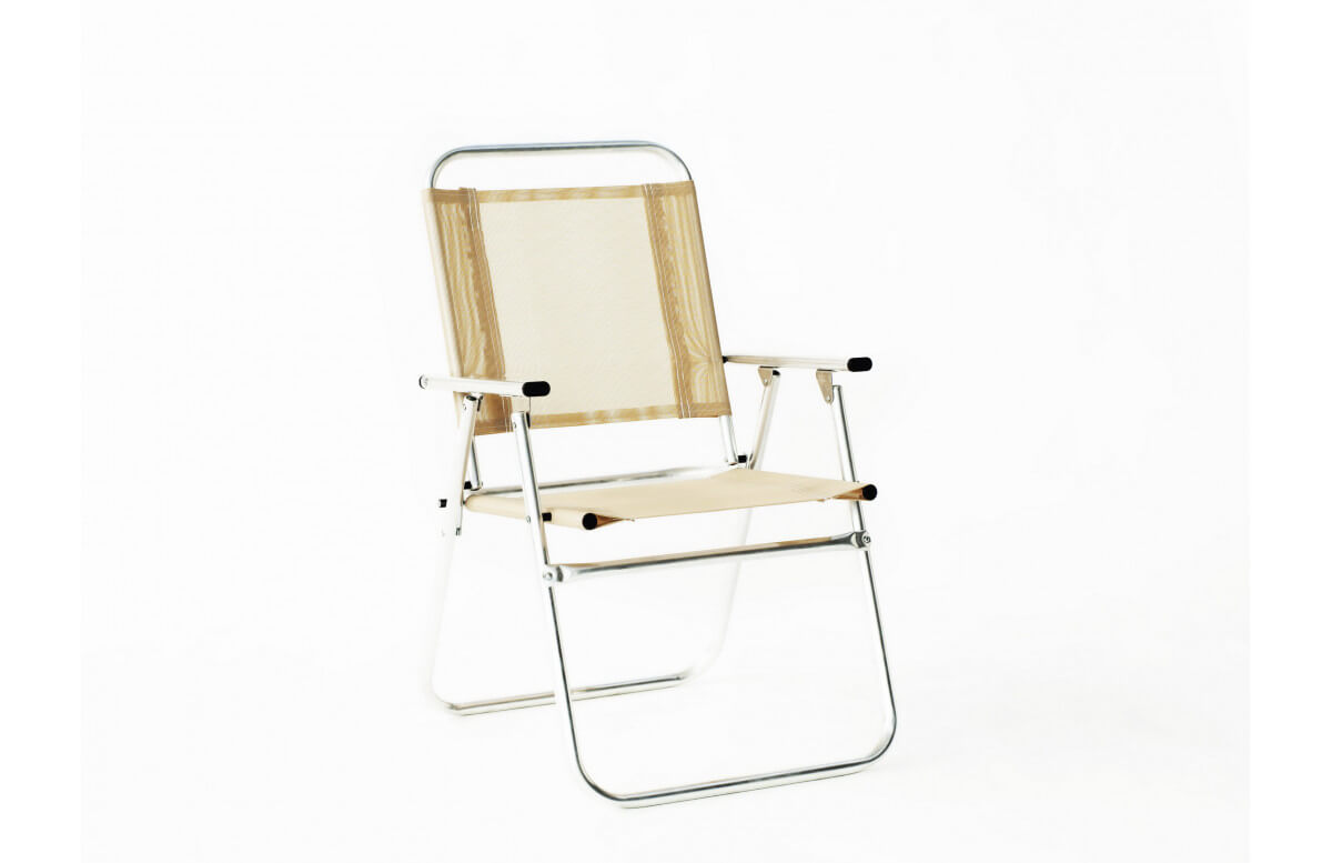 Fauteuil pliant CAMELIA en aluminium et textilène-Hevea