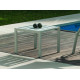 Table basse PISCIS en aluminium-Hevea