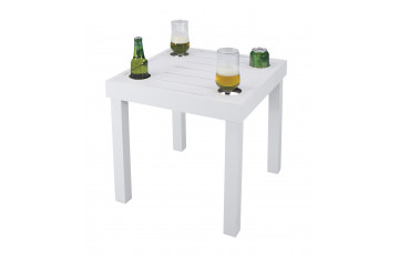 Table basse CATERINA en aluminium-Hevea