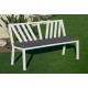 Banc de jardin et piscine GULLIVER BANCO en aluminium et dralon-Hevea