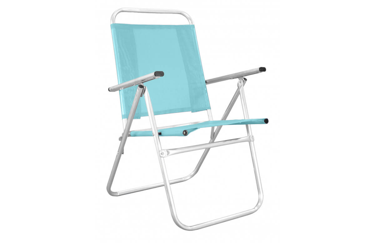 Fauteuil CAMELIA pliant multi-positions en aluminium et textilène-Hevea