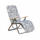 Grand fauteuil super Relax en aluminium et Dralonlux-Hevea