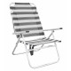 Grand Fauteuil pliant BORA en aluminium et textilène-Hevea