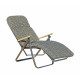 Grand fauteuil super Relax en aluminium et Dralonlux-Hevea