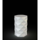 Pot de fleur 40x40x60 MARQUIS led blanc par JM Ferrero - Vondom