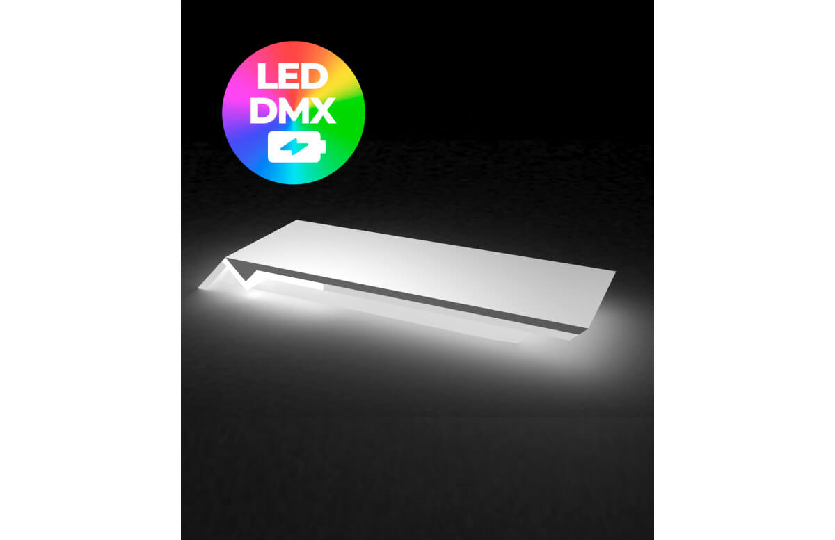 Bain de soleil design REST LED RGBW DMX* et batterie par A-cero - Vondom