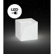 Pot de fleur 40x40x40 FAZ led blanc par Ramon Esteve - Vondom