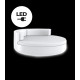 Lit de jardin ULM led blanc par Ramon Esteve - Vondom