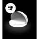 Lit de jardin inclinable VELA led blanc par Ramon Esteve - Vondom