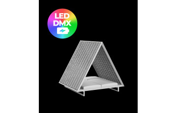 Lit de jardin VINEYARD LED RGBW DMX* et cable par Ramon Esteve - Vondom