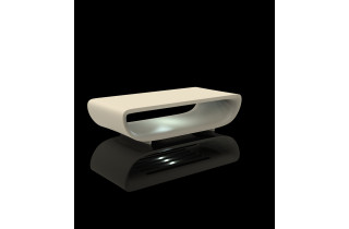 Table de jardin BUM-BUM led blanc par Eugeni Quitllet - Vondom