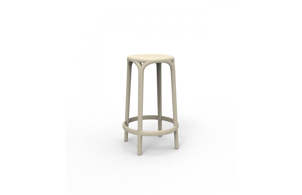 Tabouret de jardin empilable BROOKLYN basic par Eugeni Quitllet - Vondom