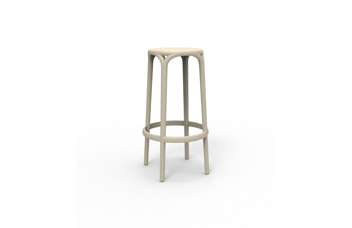 Tabouret de jardin empilable BROOKLYN basic par Eugeni Quitllet - Vondom