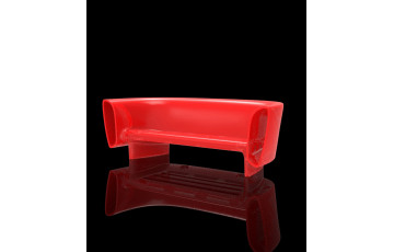 Canape de jardin BUM-BUM led blanc par Eugeni Quitllet - Vondom