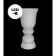 Pot de fleur SUAVE led blanc par Marcel Wanders - Vondom