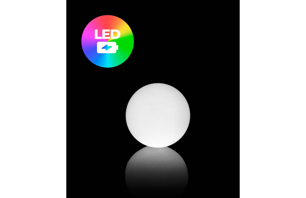 Lampe de jardin 60x60x60 JUT Led RGBW et batterie par Studio Vondom - Vondom
