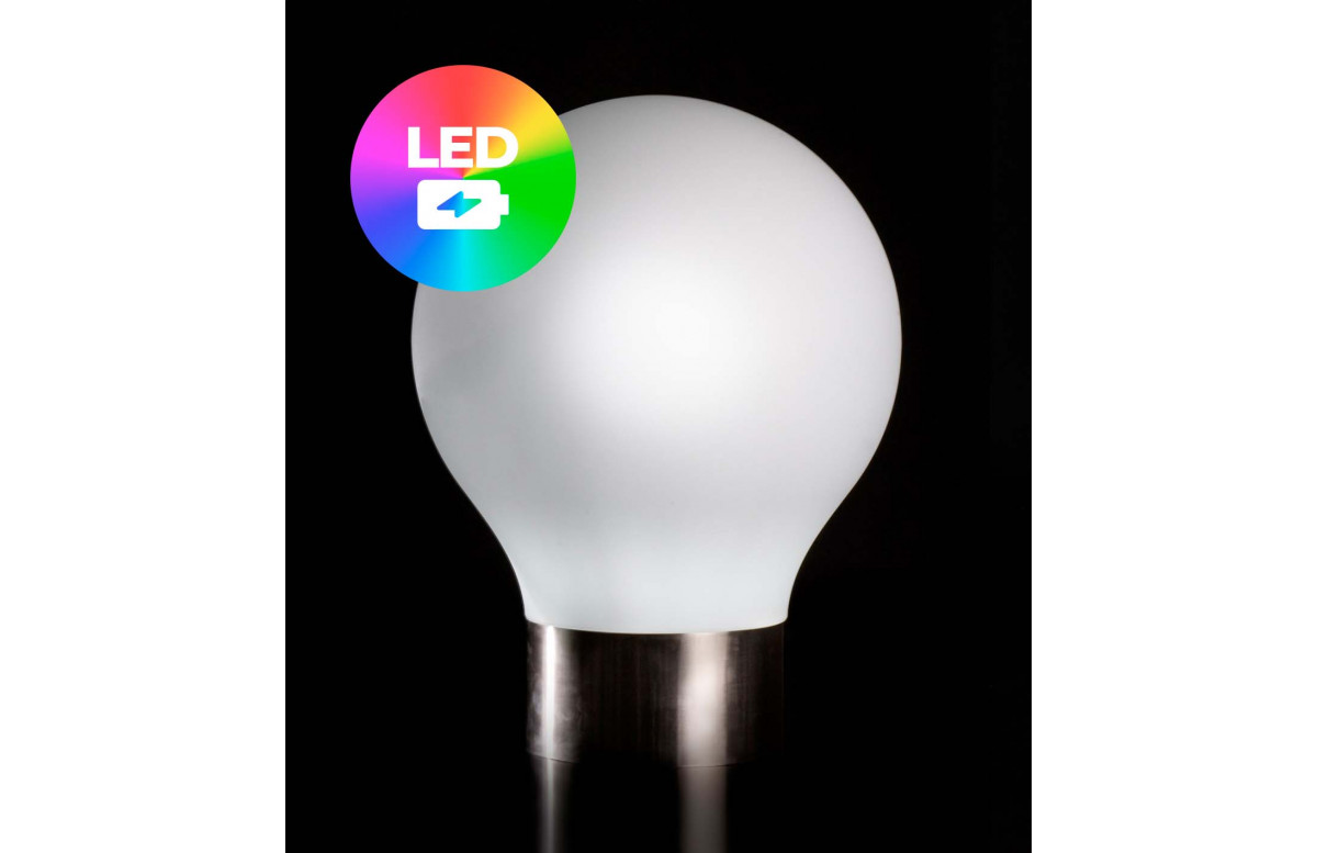 Lampe de jardin Ø38x50 JUT Led RGBW et batterie par Studio Vondom - Vondom