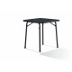 Table pliante de jardin carrée 2 personnes plateau Mecalit-pro - Sieger