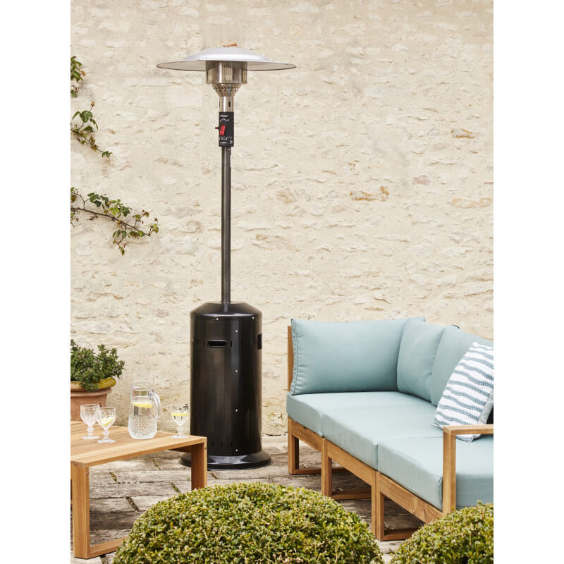 Chauffage de terrasse à gaz et électrique - Salon de jardin, table