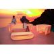 Canape de jardin BUM-BUM led blanc par Eugeni Quitllet - Vondom