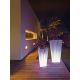 Pot de fleur 56x60x100 BYE-BYE led blanc par Harry-Paul - Vondom