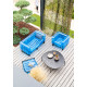 Salon de jardin gonflable YOMI EKO en aluminium et TPU - Mojow Design