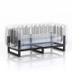 Canapé de jardin gonflable YOMI EKO CRISTAL aluminium et TPU Bi-color - Mojow Design