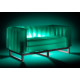 Canapé de jardin gonflable YOMI EKO lumineux bois et TPU translucide - Mojow Design