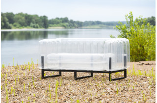 Canapé de jardin gonflable YOMI EKO aluminium et TPU - Mojow Design