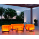 Salon de jardin gonflable avec table basse YOMI EKO lumineux en aluminium et TPU - Mojow Design