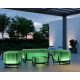 Salon de jardin gonflable avec table basse YOMI EKO lumineux en aluminium et TPU - Mojow Design