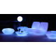 Table de jardin PILLOW led blanc par Stefano Giovannoni & Elisa Gargan - Vondom