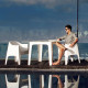 Chaise de jardin empilable SOLID basic par Stefano Giovannoni & Elisa Gargan - Vondom