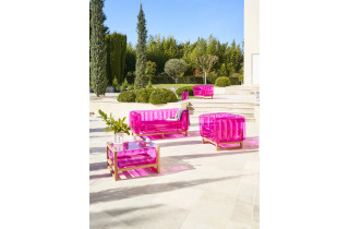 Salon de jardin gonflable avec table basse YOMI EKO aluminium et TPU - Mojow Design