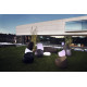 Table de jardin STONE Led RGBW et batterie par Stefano Giovannoni & Elisa Gargan - Vondom