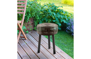 Tabouret de jardin gonflable FLOOFY aluminium et TPU - Mojow Design