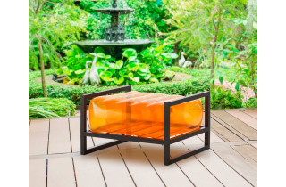 Pouf de jardin gonflable YOKO EKO en aluminium et TPU - Mojow Design