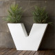 Pot de fleur 40x120x80 STUDIO PLANTERS basic par Studio Vondom - Vondom