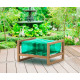 Pouf de jardin gonflable YOKO EKO en bois et TPU - Mojow Design