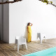 Chaise de jardin empilable VOXEL basic par Karim Rashid - Vondom