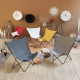 Grand fauteuil de jardin pliant POP UP XL imprimé Lafuma Mobilier