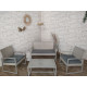 Salon de jardin bas 4 personnes Agen - MON JARDIN COSY