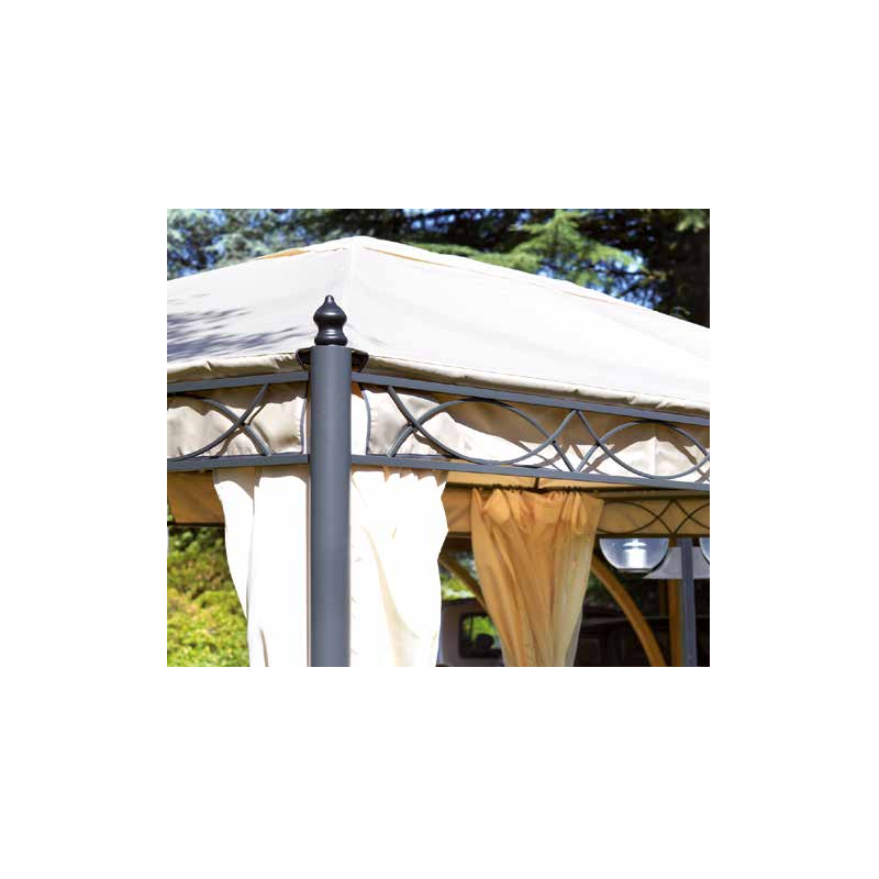 Toile de toit pour tonnelle Oregon 4x3-Mon Jardin Cosy