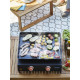 Plancha gaz noire Saverio 2 feux fonte Brasero