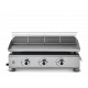 Plancha gaz SILVIA II G 3 feux inox Brasero