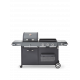 Barbecue Plancha Bi-Energy Gun Metal Brasero