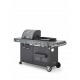 Barbecue Plancha Bi-Energy Gun Metal Brasero