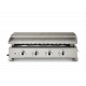 Plancha gaz SILVIA II G 4 feux inox Brasero