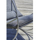 Rocking Chair balancier CAPRERA en textilène et inox DCB GARDEN Gris