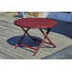 Table ronde de jardin pliante MARIUS en aluminium CITY GARDEN